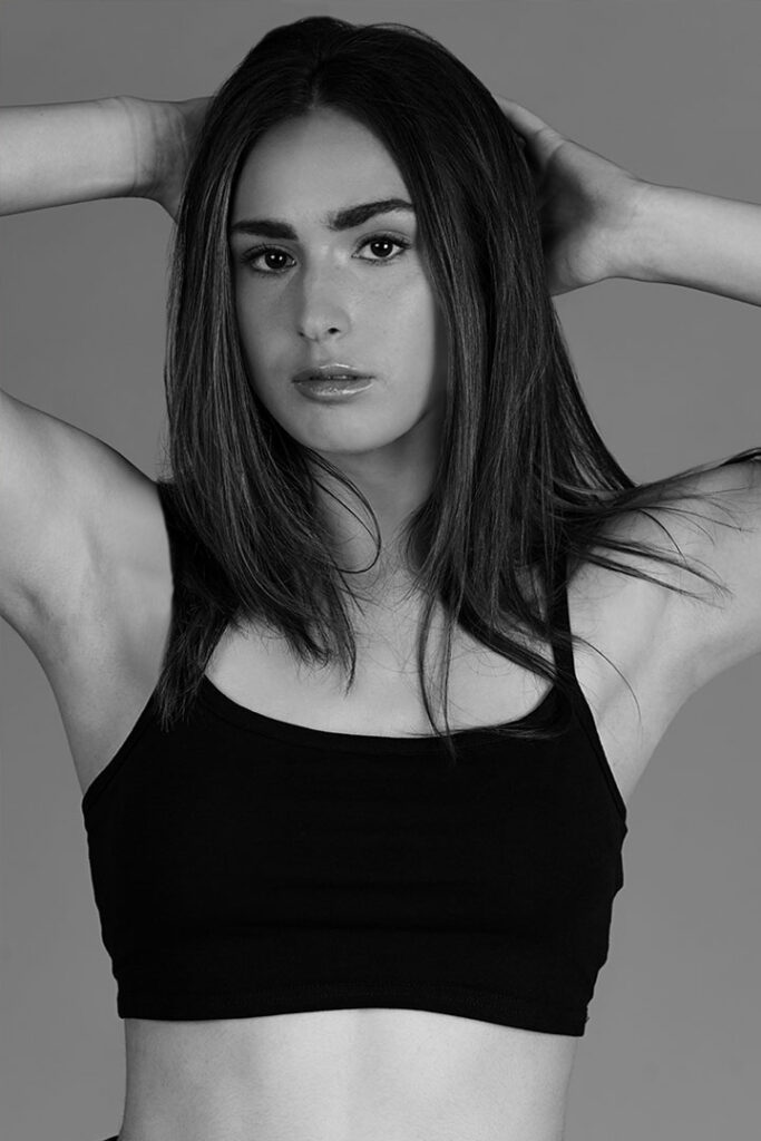 Model portfolio portrait